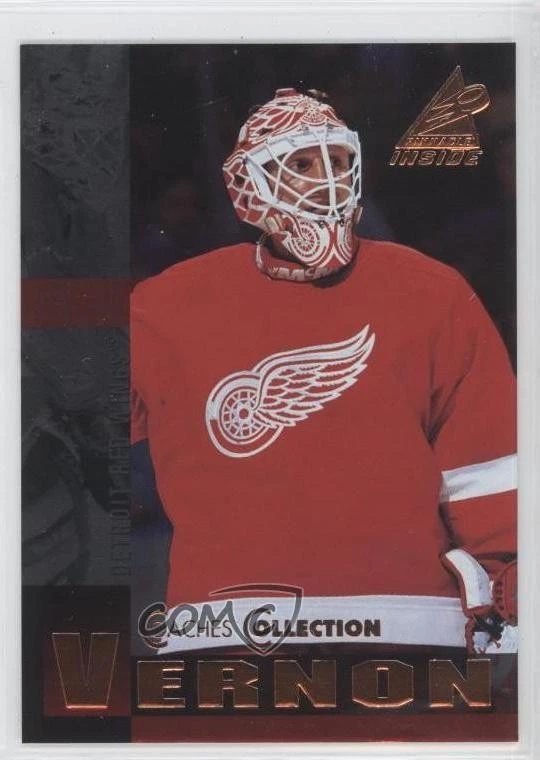 1997-98 Pinnacle Inside Coaches Collection Mike Vernon #84 HOF - Image 1 of 2
