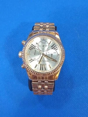 Michael Kors (MK5556) Chronograph Gold Toned Stainless Steel Watch Works  - Image 1 of 4