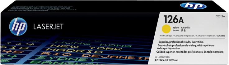 ORIGINAL HP toner giallo CE312A 126A ~1000 Seiten - Immagine 1 di 1