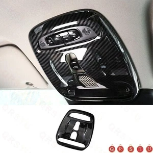 Fit For Volvo S60 2019-2023 ABS Carbon Fiber Front Reading Lamp Frame Cover Trim - Picture 1 of 7