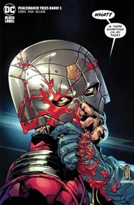 Peacemaker versucht hart #1 F Prägefolie Variante DC Black Label 2023 - Bild 1 von 1