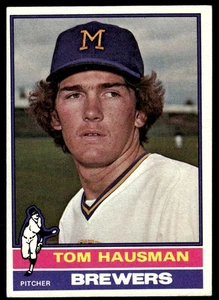 1976 Topps Tom Hausman novato Milwaukee Brewers #452 - Imagen 1 de 2