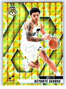 2024-25 Panini Mosaic #116 Keyonte George Reactive Yellow Mosaic Utah Jazz - Picture 1 of 2