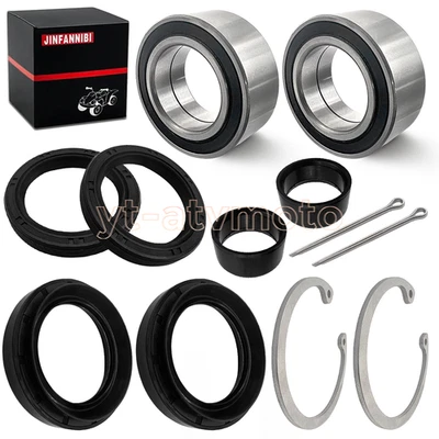 Front Wheel Bearing Kit & Seals For Honda Foreman Rubicon 500 TRX500 4x4 2001-14 - Image 1 of 4