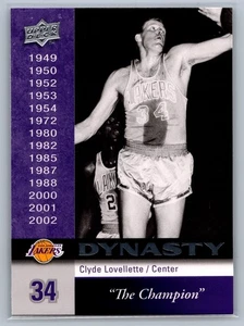 2008-09 Upper Deck #LAL-28 Clyde Lovellette Dynasty Los Angeles Lakers - Picture 1 of 2