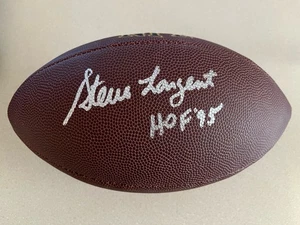 Steve Largent HOF signed Auto Autographed Official NFL Football  Seahawks - Picture 1 of 2
