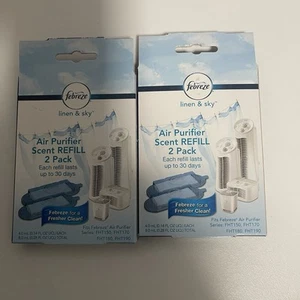 2x Febreze Air Purifier Linen Scent Refill, 2 Pack, FRF102L - Picture 1 of 2