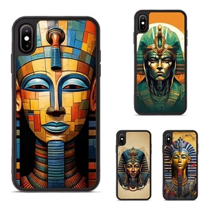 Comicbook Egyptian pharaoh For Motorola Moto Google Pixel OnePlus Hard - Picture 1 of 25