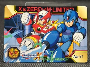 MEGA MAN X MEGA MISSION CARD DAT TCG CAPCOM BANDAI 1995 JAPAN Rara n.41 F/Sa - Foto 1 di 12