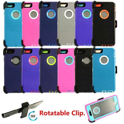 For Apple iPhone 6S / 6S Plus Case Cover w/(Belt Clip fits Otterbox Defender) - Image 1 of 4
