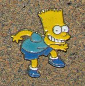 C3 PIN THE SIMPSONS BART  BD CARTOON COMICS MOVIE RARE NO3 - Picture 1 of 1
