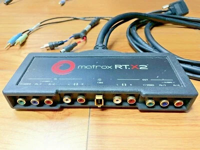 Matrox RT.X2 Breakout Box for Realtime HD Video Editing - Image 1 of 3