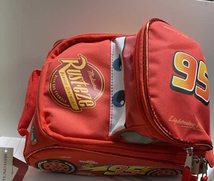 Disney Cars 3D Lightning McQueen Bolsa de Almuerzo Aislada Caja de Mano - Rojo - Nuevo - Imagen 1 de 4