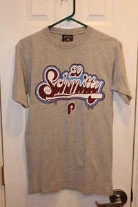 gray Philadelphia Phillies "Schmitty" Mike Schmidt t-shirt - adult medium / M - Picture 1 of 4