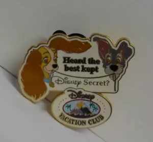 Pin Disney DCL Disney Vacation Club Dama y Vagabundo - Imagen 1 de 3