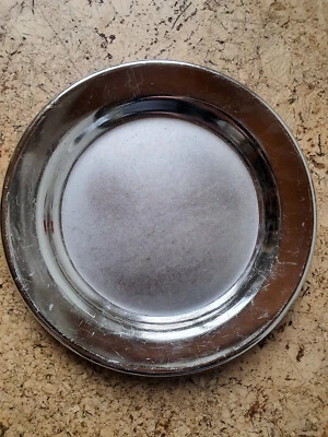 Deko Teller Advent Weihnachten Silberfarben 19,5cm - Bild 1 von 2