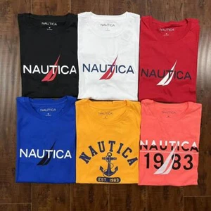 Nautica Men's Short Sleeve Graphic Tee Sleep T-Shirt NEW S M L XL XXL - Picture 1 of 24