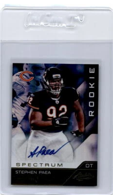 STEPHEN PAEA 2011 ABSOLUTE MEMORBILIA ROOKIE SPECTRUM AUTO /299 BEARS *13264 - Image 1 of 2