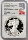 2017 W SILVER AMERICAN EAGLE PROOF 1 OZ MERCANTI SIGNED COIN NGC PF 70 UC