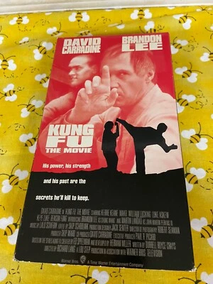 Kung Fu: The Movie VHS David Carradine Brandon Lee ~Tested - Image 1 of 4