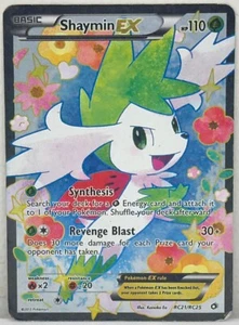 2013 Pokémon Card Shaymin EX RC21/RC25 Legendary Treasures Radiant Collection - Picture 1 of 5