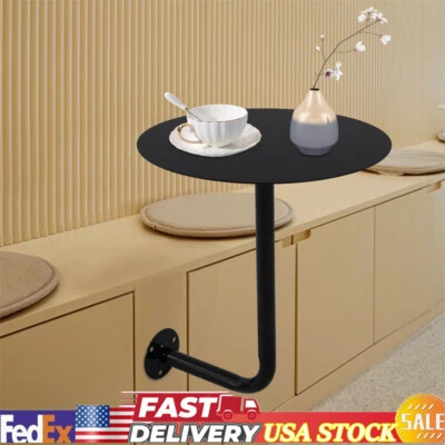 Черный журнальный столик настенный барный столик современный пабный столик для дома/коммерции - Изображение 1 из 4