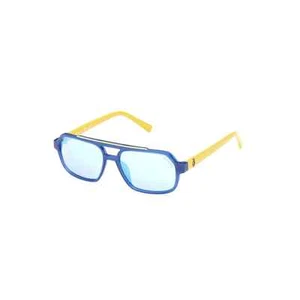 Guess GU9237 92X Blue/Yellow Plastic Aviator Sunglasses Frame 49-14-135 - Picture 1 of 2