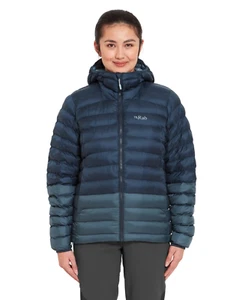 Rab Womens Puffer Insulated Jacket Warm Cirrus Alpine Hiking Coat Size UK 8 - Picture 1 of 4