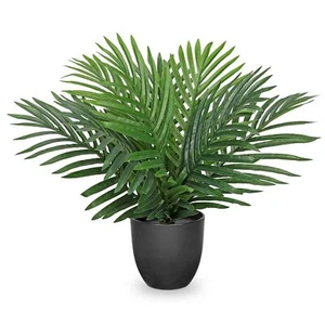 17” Artificial Palm Tree Indoor Palm Plant Faux Potted Plants Indoor Fake Tro... - Picture 1 of 6