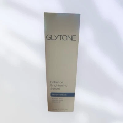 GLYTONE ENHANCE BRIGHTENING SERUM 1 oz / 30 ml Full Size New in Box - Image 1 of 4