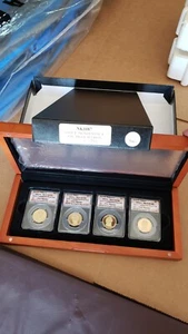 2010-S Presidential $1 Proof Set of 4 PR70 DCAM First Strike ANACS w/display BOX - Picture 1 of 10