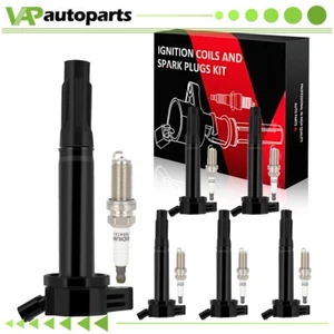 6 For 2010-2015 Lexus RX450h 3.5L V6 Ignition Coil & Spark Plug - Picture 1 of 7
