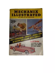 Mechanix Illustrated Magazine Plane, Train, Car, Front Cover May 1956 - Foto 1 di 3