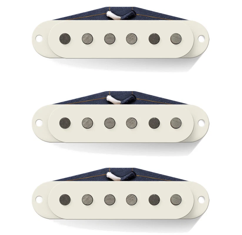 Juego de pastillas Bare Knuckle Triptych Strat bobina única, pergamino Foto 1 de 1