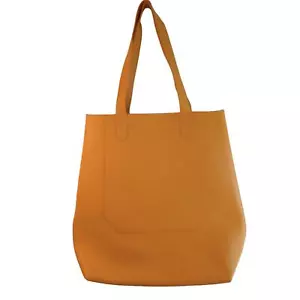 Saks Fifth Ave Damen-Geldbörse Senfgelb veganes Leder Fronttasche - Bild 1 von 5