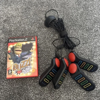 Buzz! PlayStation2 Buzzers + The Big Quiz PS2 - Image 1 of 2