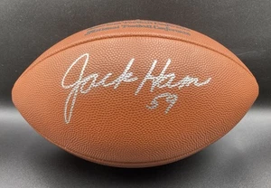 Jack Ham Vintage Signed Football JSA COA NFL Wilson Pittsburgh Steelers RARE HOF - Picture 1 of 5