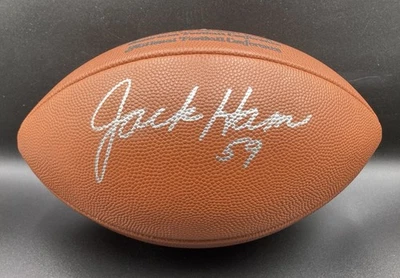 Jack Ham Vintage Signed Football JSA COA NFL Wilson Pittsburgh Steelers RARE HOF - Image 1 of 4