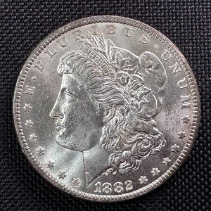 Dólar de plata 90 % Carson City Morgan 1882-CC $1 BU/CHBU ¡Hermoso! - Imagen 1 de 11