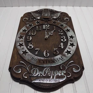 Vintage Dr. Pepper Bicentennial Clock Tested/Working* - Picture 1 of 5