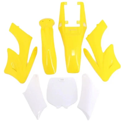 Kits de carrocería de carenado de plástico de 7 piezas para bicicleta de bolsillo de tierra para niños 47 49cc motor de 2 tiempos Foto 1 de 4