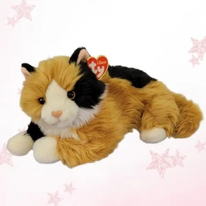 ⭐️ CARLEY ⭐️  2001 TY CLASSIC COLLECTION Long-haired CALICO CAT - MWMT'S - Picture 1 of 6