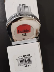 Nastro Lufkin misura C9212, 1/2" x 12' cromato rivestito nuovo con scatola - Foto 1 di 5