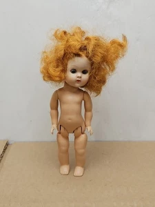 Vintage Vogue Ginny Puppen gerades Bein Walker 7,5" MESSY rote Haare Augen STICK - Bild 1 von 14