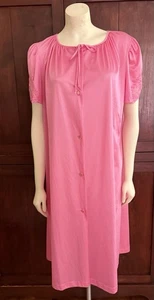 Abrigo/Bata de Colección Lorena Talla M 100% Nylon Bolsillos de Encaje Sh SL Rosa Rosa EE. UU. - Imagen 1 de 10