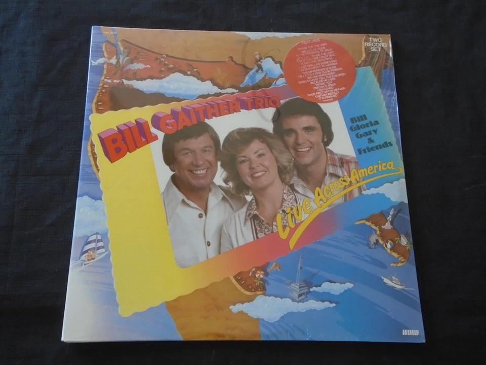 BILL GAITHER TRIO, Live Across America [w/hype] USA New Sealed 2LP FREE SHIPPING - Image 1 of 2