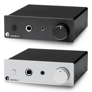 Pro-Ject Head Box E Micro Size Kopfhörerverstärker HiFi - Schwarz/Silber - Bild 1 von 7