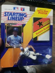 STARTAUFSTELLUNG MLB Toronto Blue Jays ROBERTO ALOMA ACTIONFIGUR (Kenner, 1992) - Bild 1 von 6