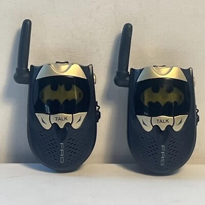 Vintage Batman Walkie Talkies Two-Way Radio DC Comics KSM6010 Tested Works - Image 1 of 4