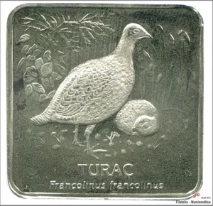 Turquia 7500000 Liras 2001 / Wildlife - Franco negro / 15,40 gr plata - t - Bild 1 von 2